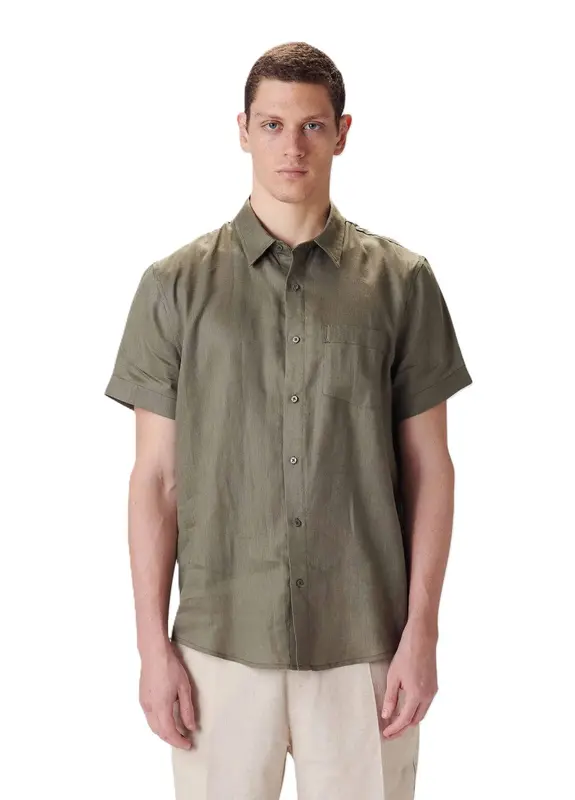 CAMISA OSKLEN CLASSIC LINHO FOREST