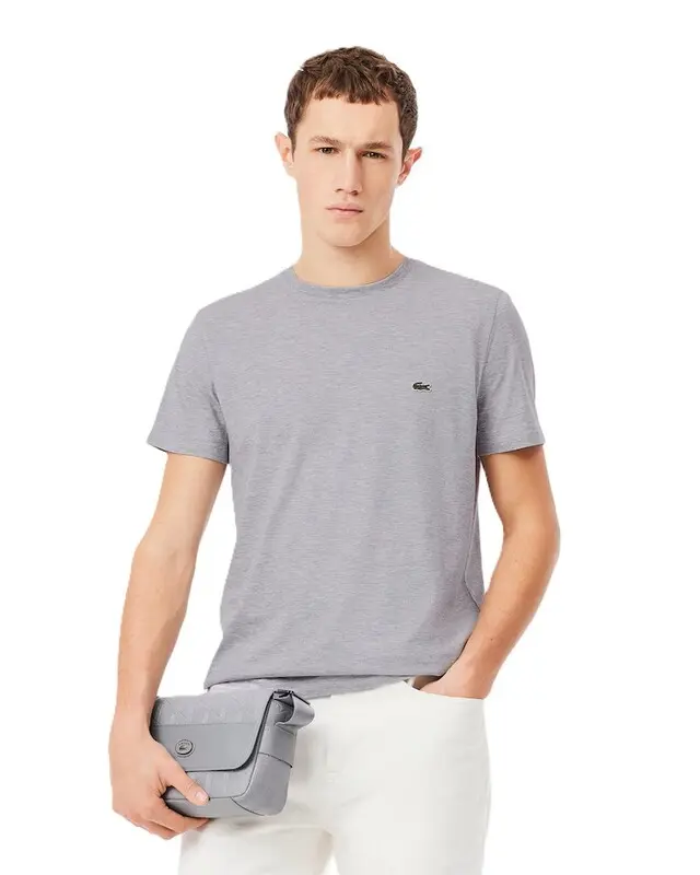 CAMISETA LACOSTE PIMA GREY
