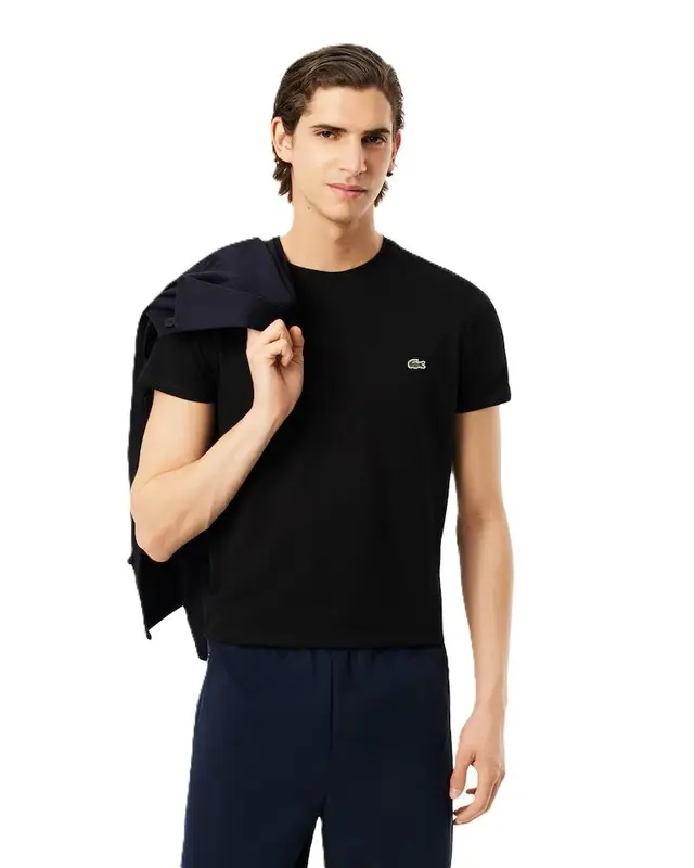 CAMISETA LACOSTE PIMA BLACK