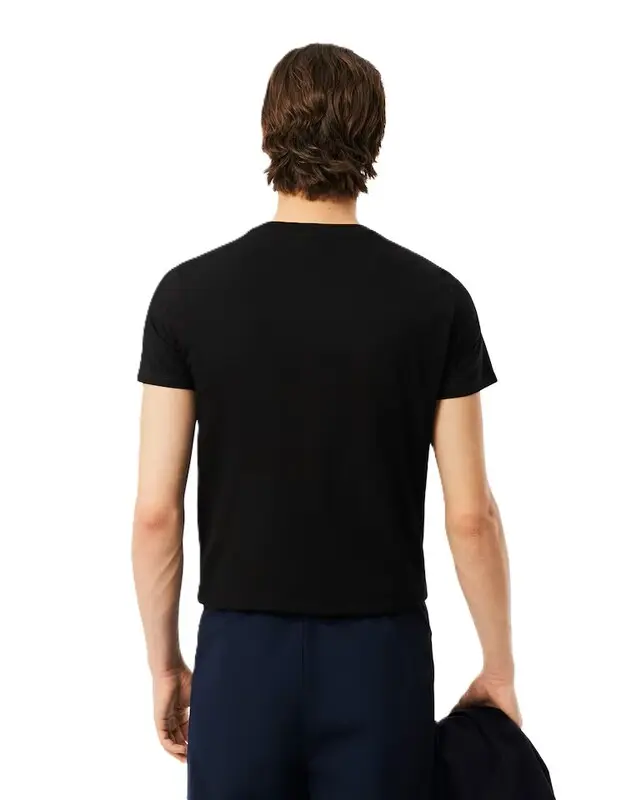 CAMISETA LACOSTE PIMA BLACK