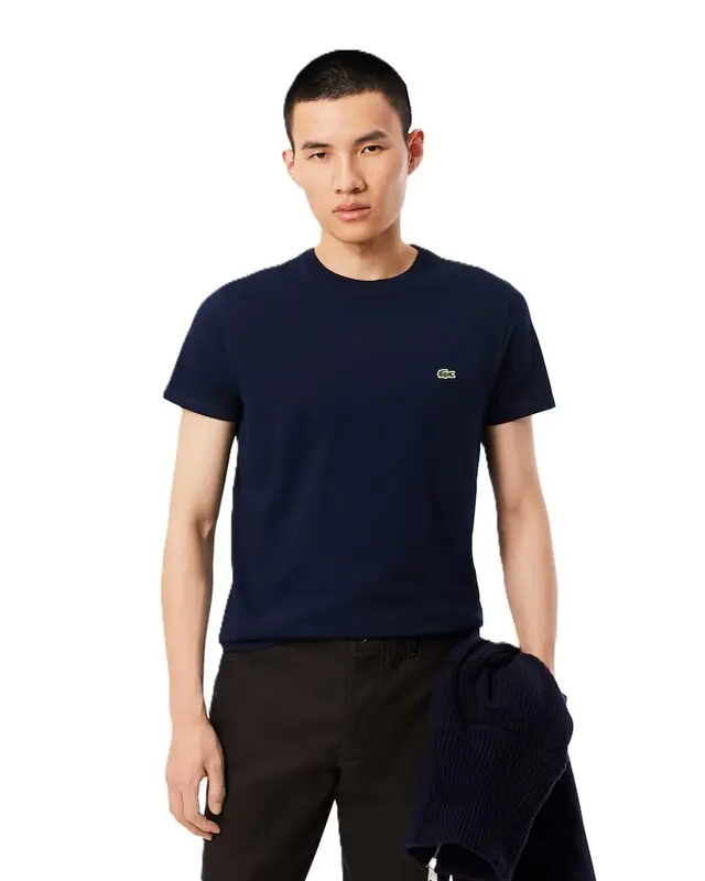 CAMISETA LACOSTE PIMA MARINE