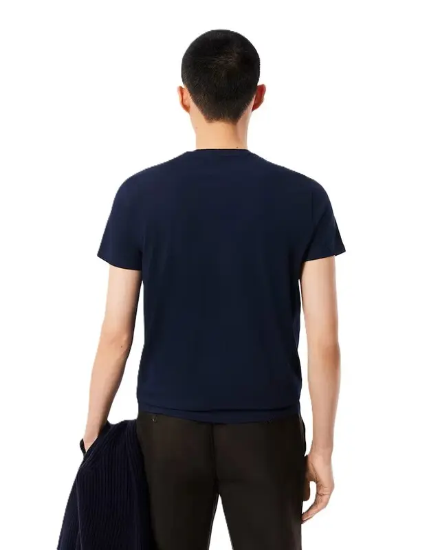 CAMISETA LACOSTE PIMA MARINE