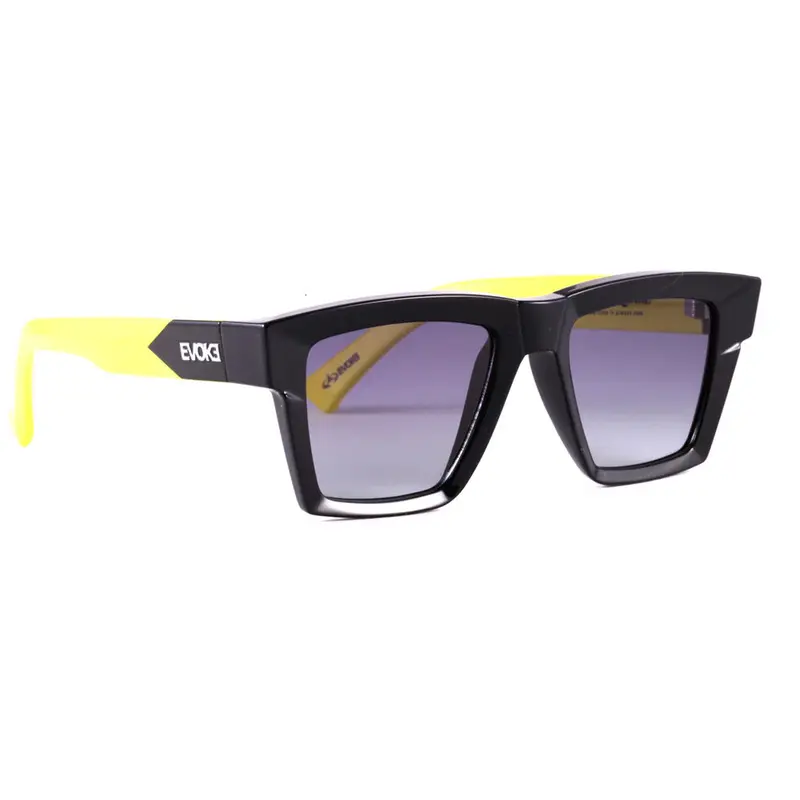 OCULOS EVOKE TIME SQUARE AE01 BLACK LEMON SILVER GRAY GRADIENT UNICA