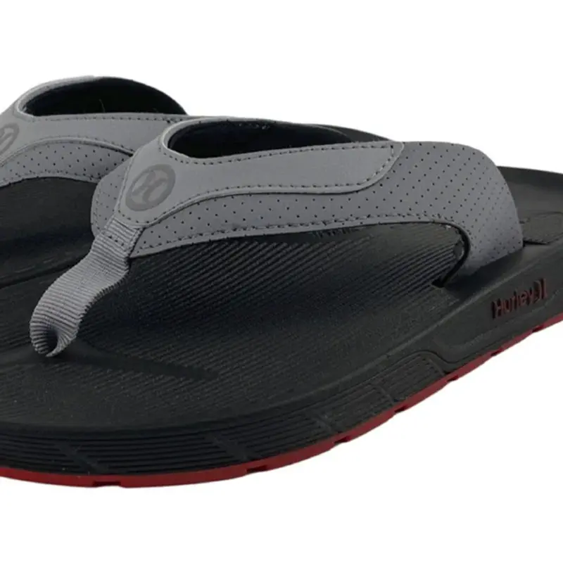 SANDALIA HURLEY DECK X-FUSE VERMELHO/CINZA