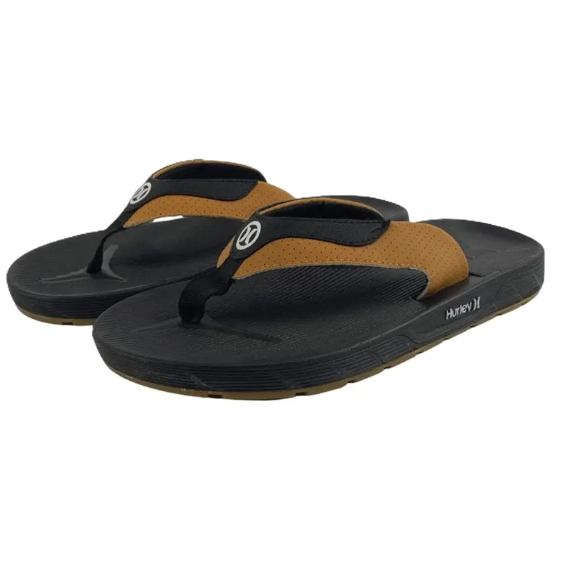 SANDALIA HURLEY DECK X-FUSE CAMEL/PRETO