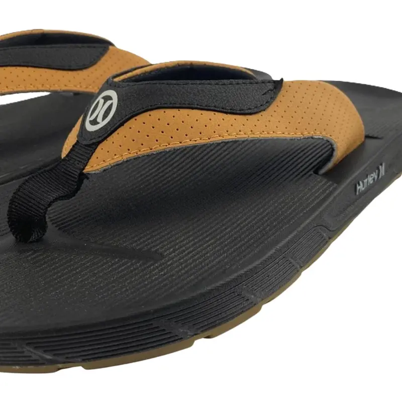 SANDALIA HURLEY DECK X-FUSE CAMEL/PRETO