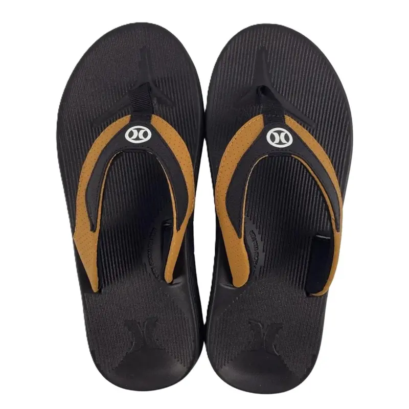 SANDALIA HURLEY DECK X-FUSE CAMEL/PRETO