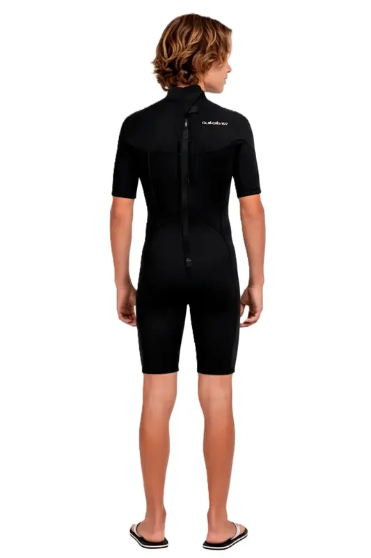 SHORT JOHN QUIKSILVER EVERYDAY SESSIONS B 2/2 SS BACK ZIP JUVENIL BLACK