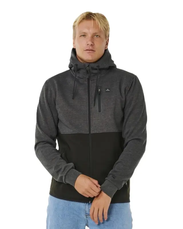 MOLETOM ESPECIAL RIP CURL DEPARTED ANTI 3442-BLACK MARLE