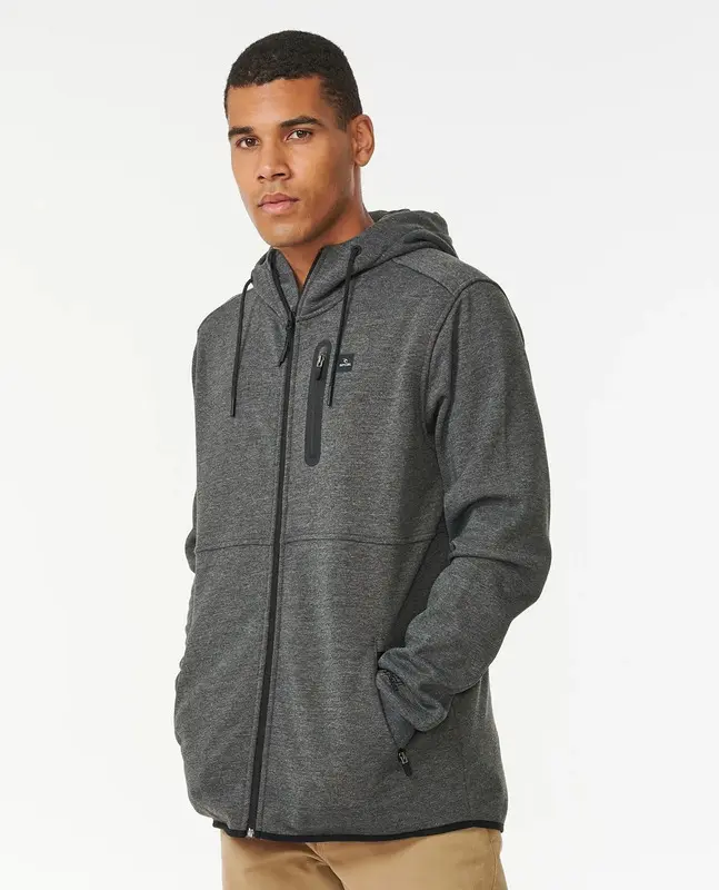 MOLETOM ESPECIAL RIP CURL DEPARTED ANTI 3481-CHARCOAL MARLE