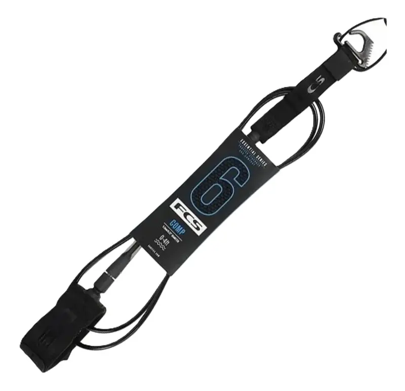 LEASH FCS 6 COMP (5,5MM) PRETO/PRETO