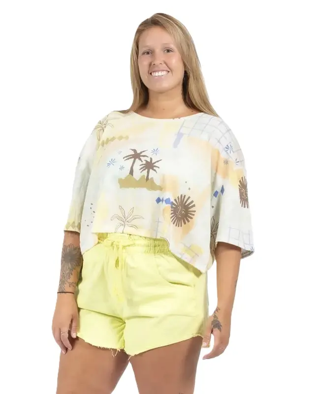BLUSA RIP CURL SUN CLUB MIX TOP 3282-MULTICO