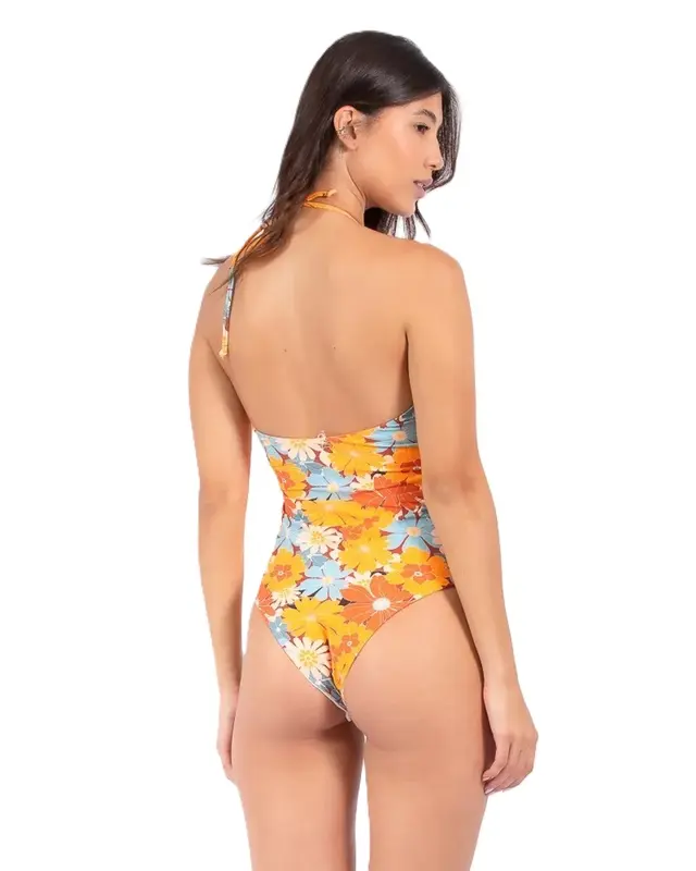 MAIO RIP CURL SUNRISE SESSION ONE PIECE 8371-DUSTY ORANGE