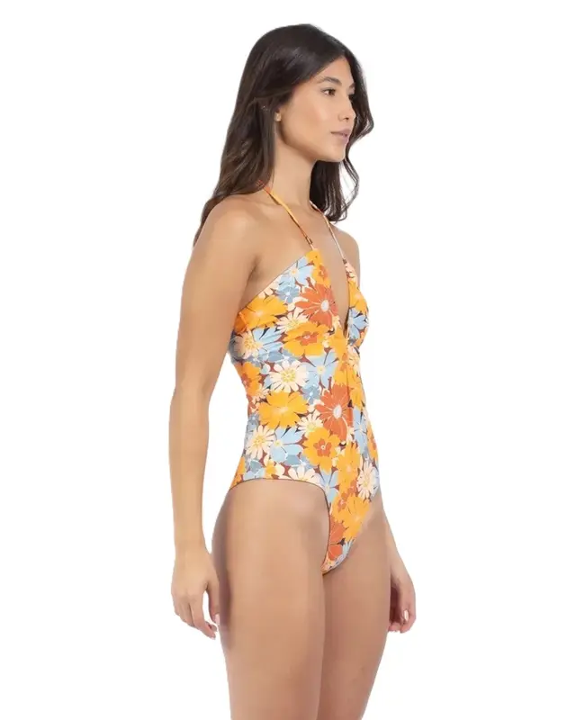 MAIO RIP CURL SUNRISE SESSION ONE PIECE 8371-DUSTY ORANGE