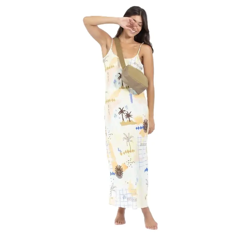 VESTIDO RIP CURL SUN CLUB MIDI DRESS 3282-MULTICO