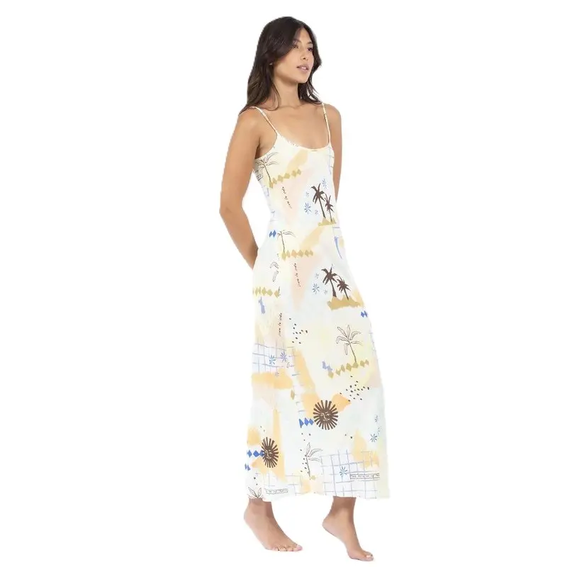 VESTIDO RIP CURL SUN CLUB MIDI DRESS 3282-MULTICO