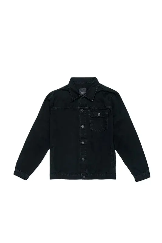 JAQUETA JEANS EMPTY CONCEPT PRETO