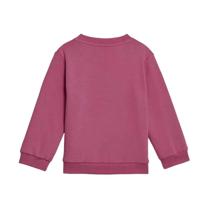 CONJUNTO ADIDAS AGASALHO LOGO INFANTIL PRELOVED FUCHSIA/WHITE