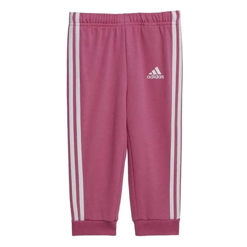 CONJUNTO ADIDAS AGASALHO LOGO INFANTIL PRELOVED FUCHSIA/WHITE