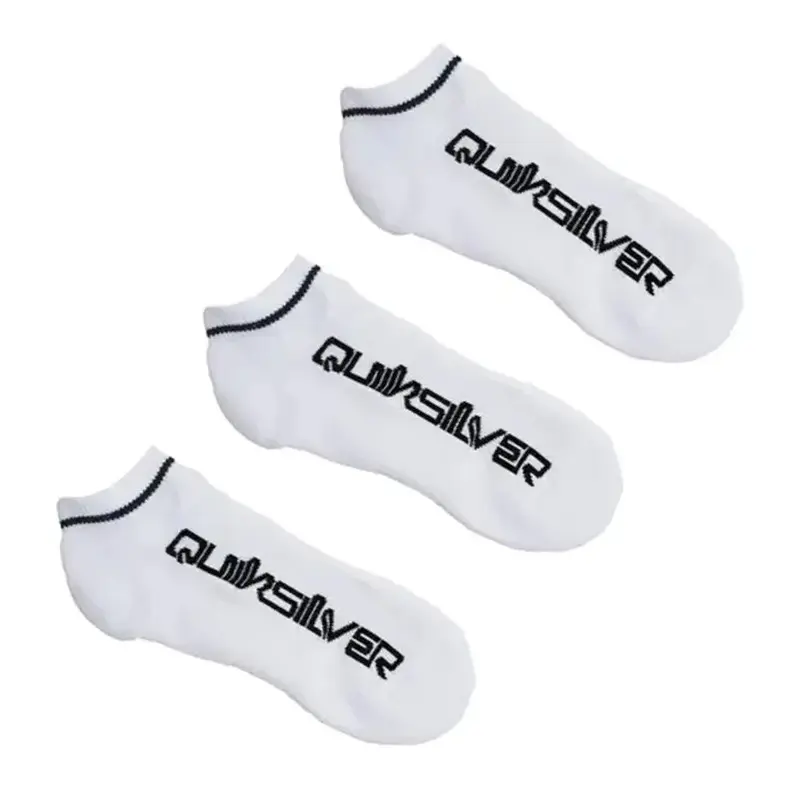 MEIA QUIKSILVER INVISIVEL KIT COM 3 BRANCO