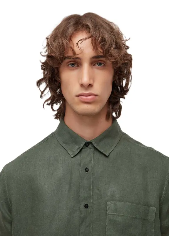 CAMISA OSKLEN CLASSIC LINHO VERDE AMAZON