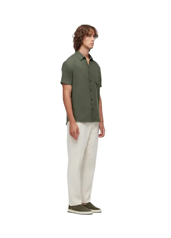 CAMISA OSKLEN CLASSIC LINHO VERDE AMAZON