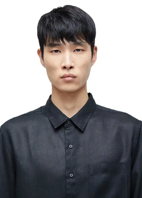 CAMISA OSKLEN CLASSIC LINEN PRETO