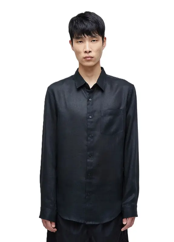 CAMISA OSKLEN CLASSIC LINEN PRETO