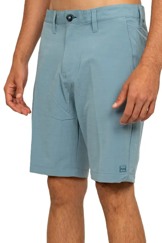 BERMUDA BILLABONG CROSSFIRE SLUB MID WASHED BLUE