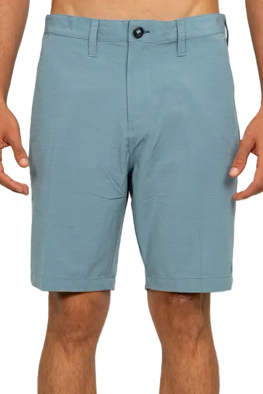BERMUDA BILLABONG CROSSFIRE SLUB MID WASHED BLUE