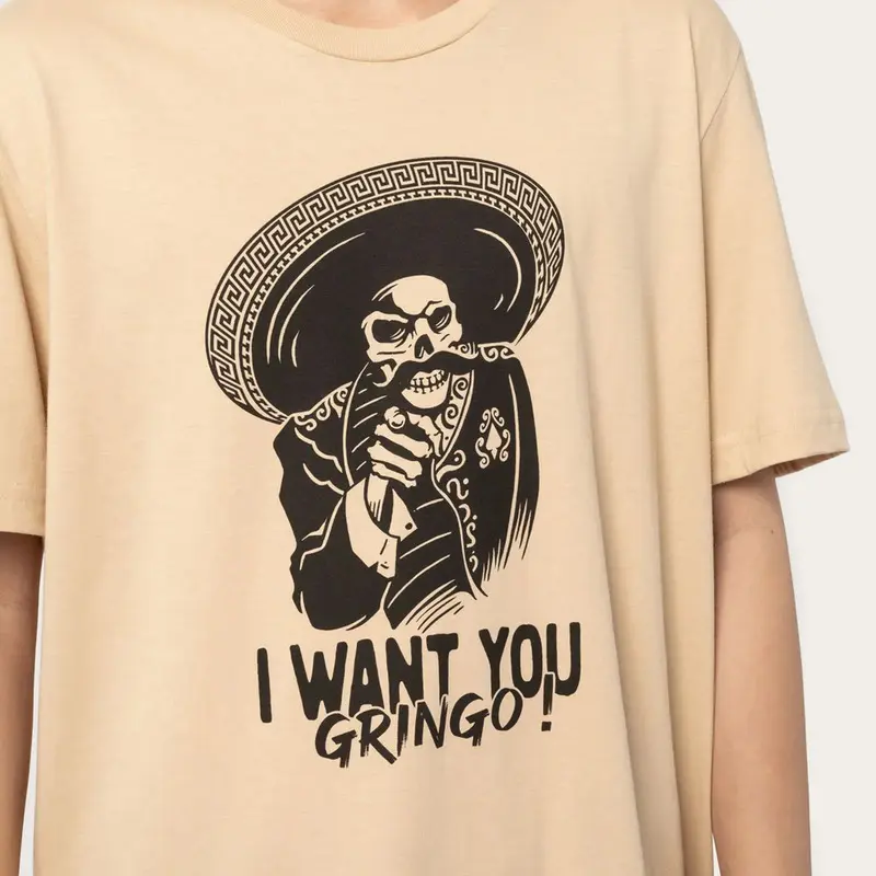 CAMISETA MCD REGULAR GRINGO BEGE ARENA