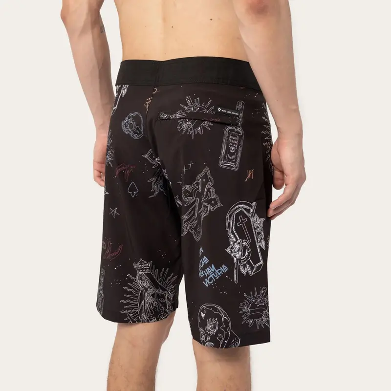 BOARDSHORTS MCD LUCHA LIBRE PRETO