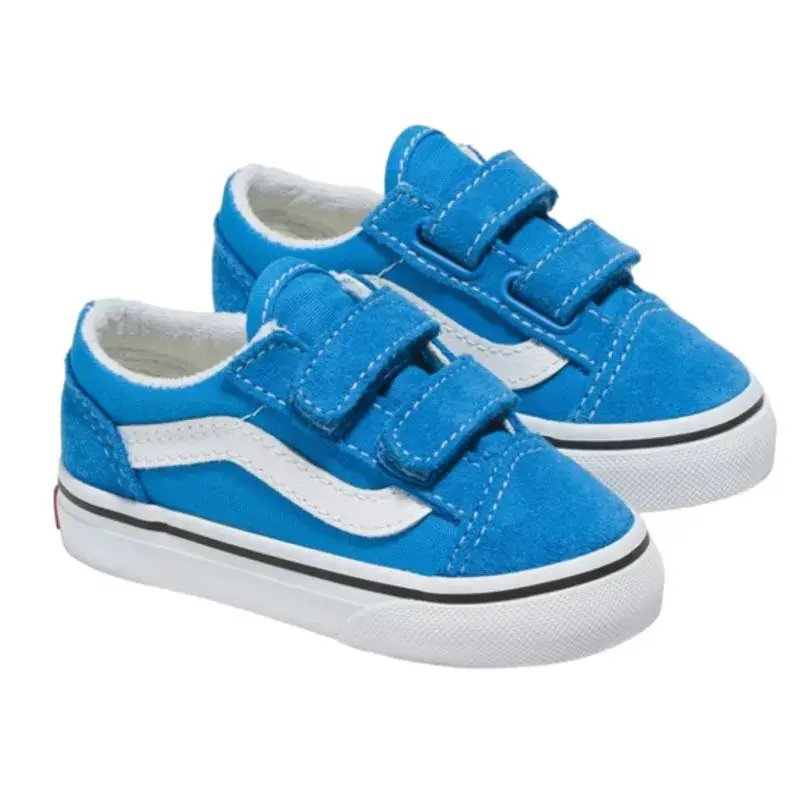 TENIS VANS OLD SKOOL V JUVENIL COLOR THEORY BRILLIANT BLUE