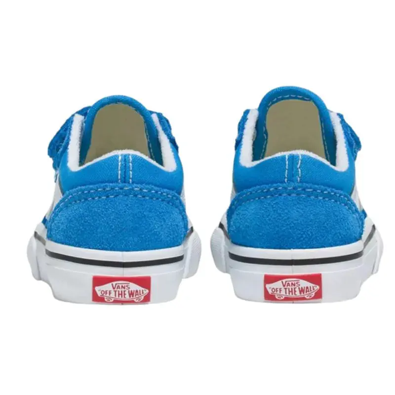 TENIS VANS OLD SKOOL V JUVENIL COLOR THEORY BRILLIANT BLUE