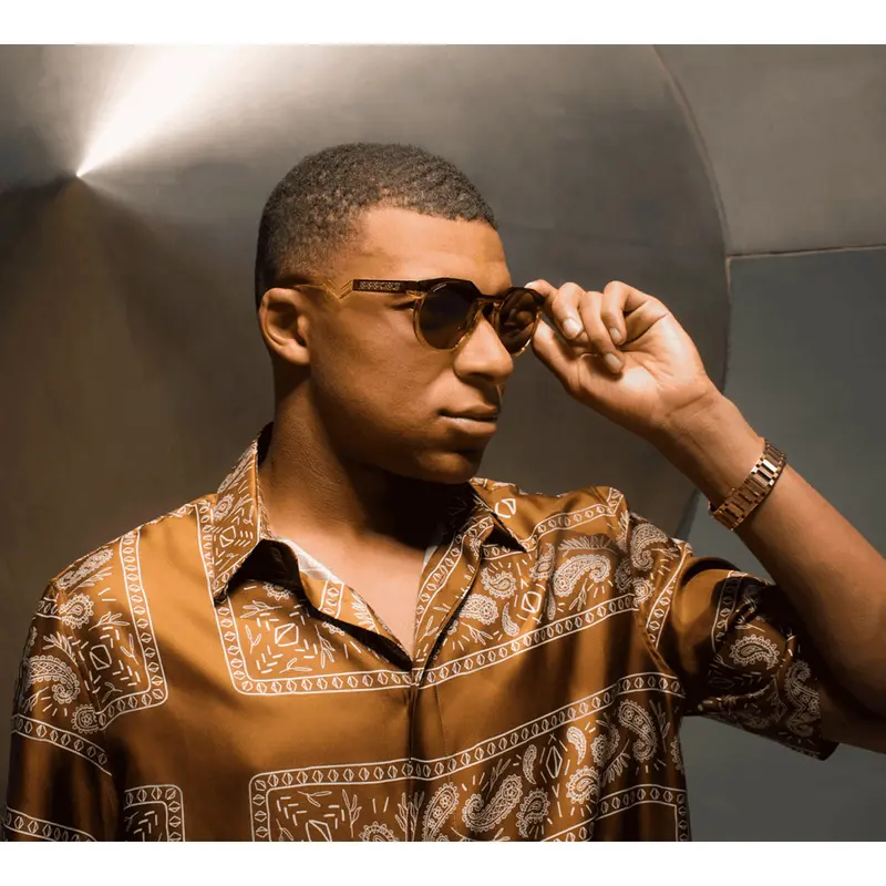 OCULOS OAKLEY HSTN KYLIAN MBAPPE - DARK AMBER/LIGHT CURRY W/PRIZM TUNGSTEN