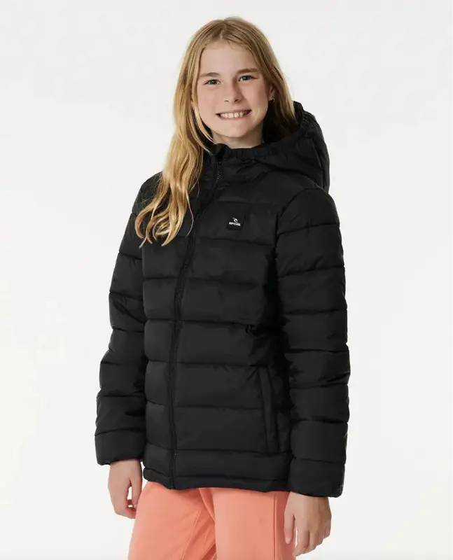 JAQUETA RIP CURL RIO PUFFER JACKET 90-BLACK