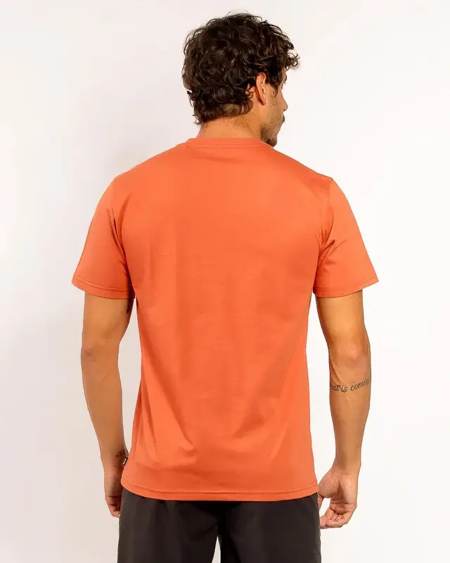 CAMISETA RIP CURL ICON TEE TERRACOTA