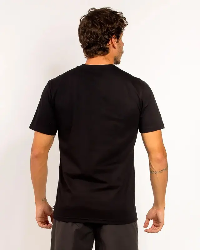CAMISETA RIP CURL ICON TEE 90-BLACK