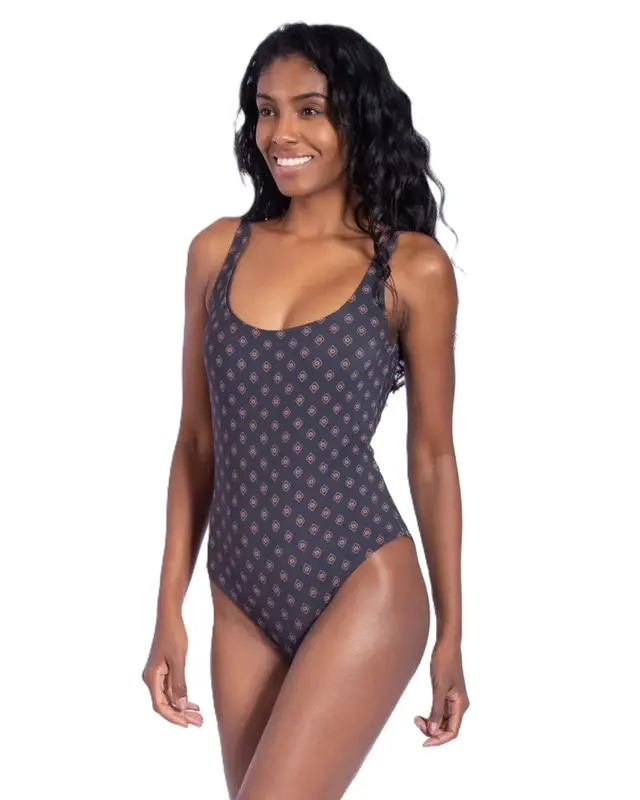 MAIO RIP CURL PACIFIC DREAMS ONE PIECE 90-BLACK