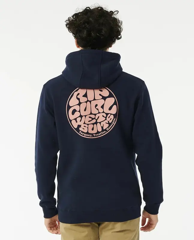 MOLETOM RIP CURL WETSUIT ICON HOOD BRAZIL DARK NAVY