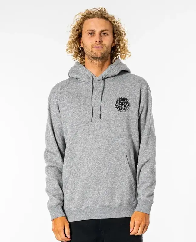 MOLETOM RIP CURL WETSUIT ICON HOOD BRAZIL GREY MARLE