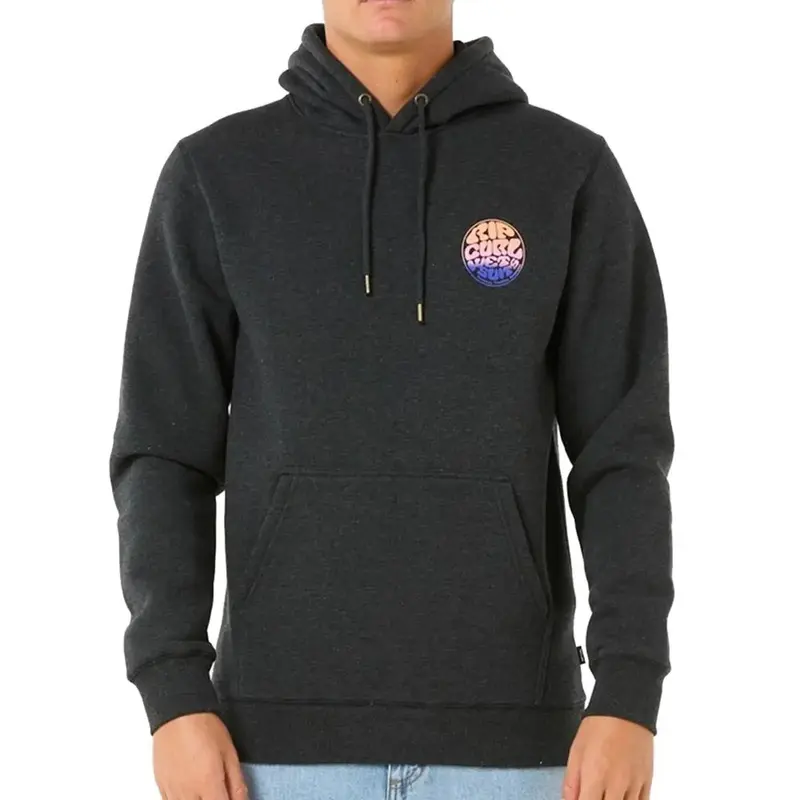MOLETOM RIP CURL WETSUIT ICON HOOD BRAZIL 3442-BLACK MARLE