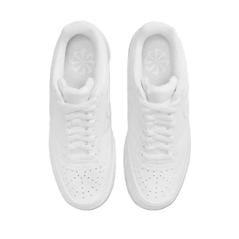 TENIS NIKE COURT VISION LOW WHITE/WHITE