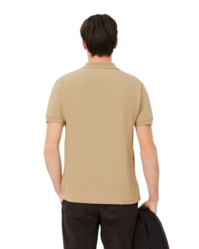 CAMISA POLO LACOSTE L.12.12 BEIGE