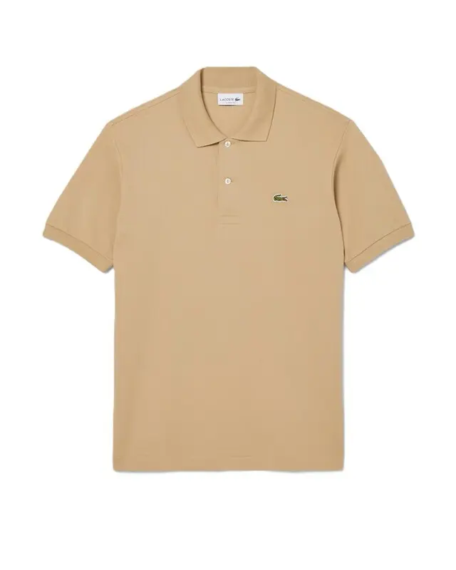 CAMISA POLO LACOSTE L.12.12 BEIGE