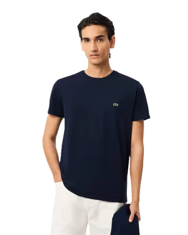 CAMISETA LACOSTE ALGODÃO NAVY BLUE