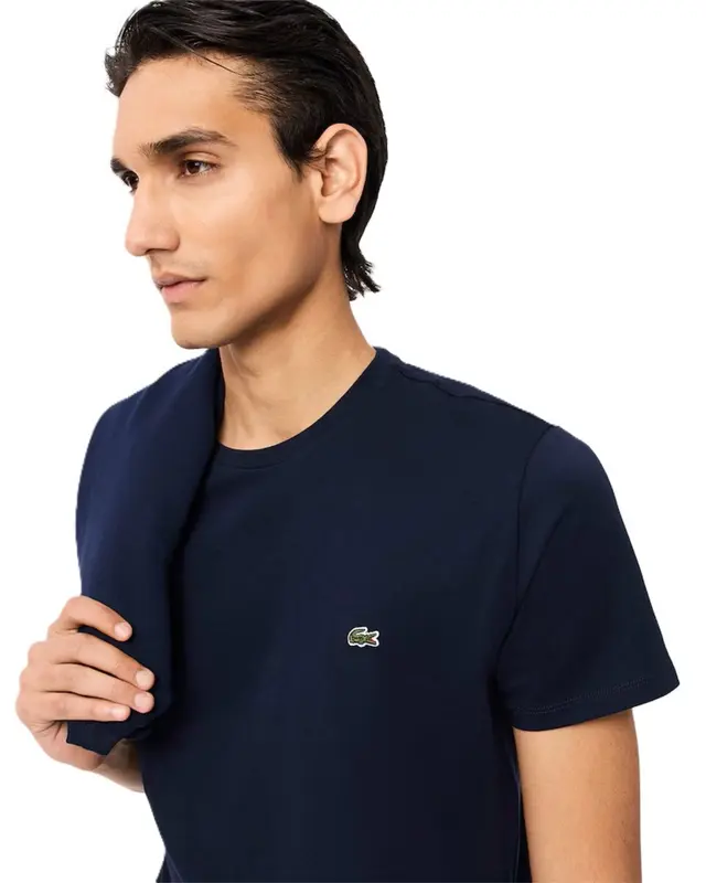 CAMISETA LACOSTE ALGODÃO NAVY BLUE