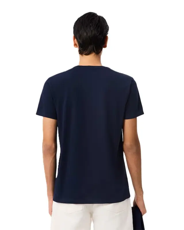 CAMISETA LACOSTE ALGODÃO NAVY BLUE