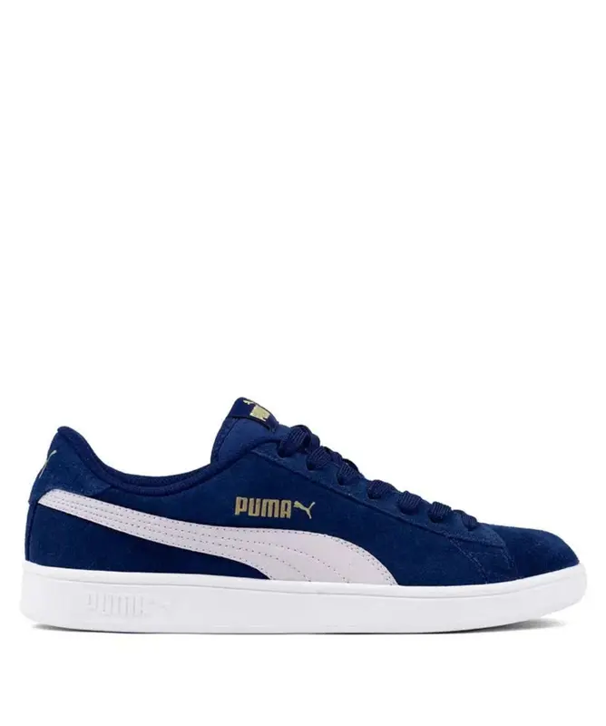 TENIS PUMA SMASH V2 PEACOAT-TAPIOCA-GOLD-WHITE