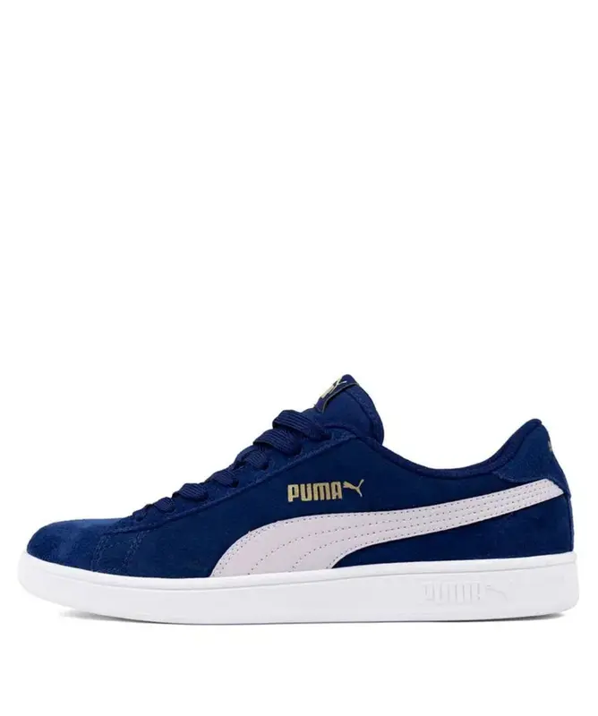 TENIS PUMA SMASH V2 PEACOAT-TAPIOCA-GOLD-WHITE
